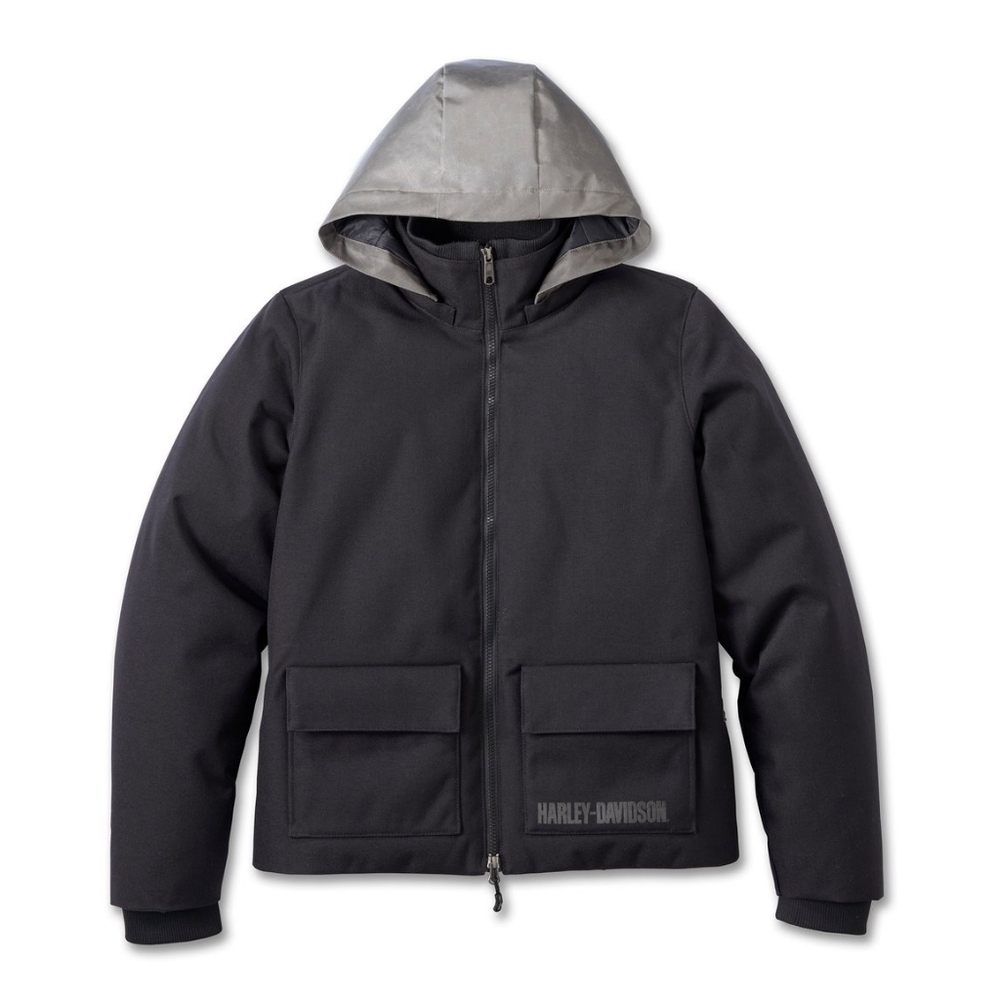 Harley Davidson LIMITED EDITION Women's Black Fahren Puffer Riding Jacket Sz XL